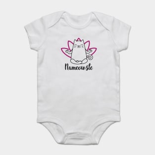 Namaste Cat Baby Bodysuit